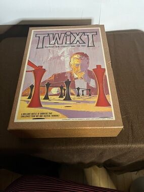 Vtg TWIXT 3M Bookshelf Game 1962 Midcentury Board Game
